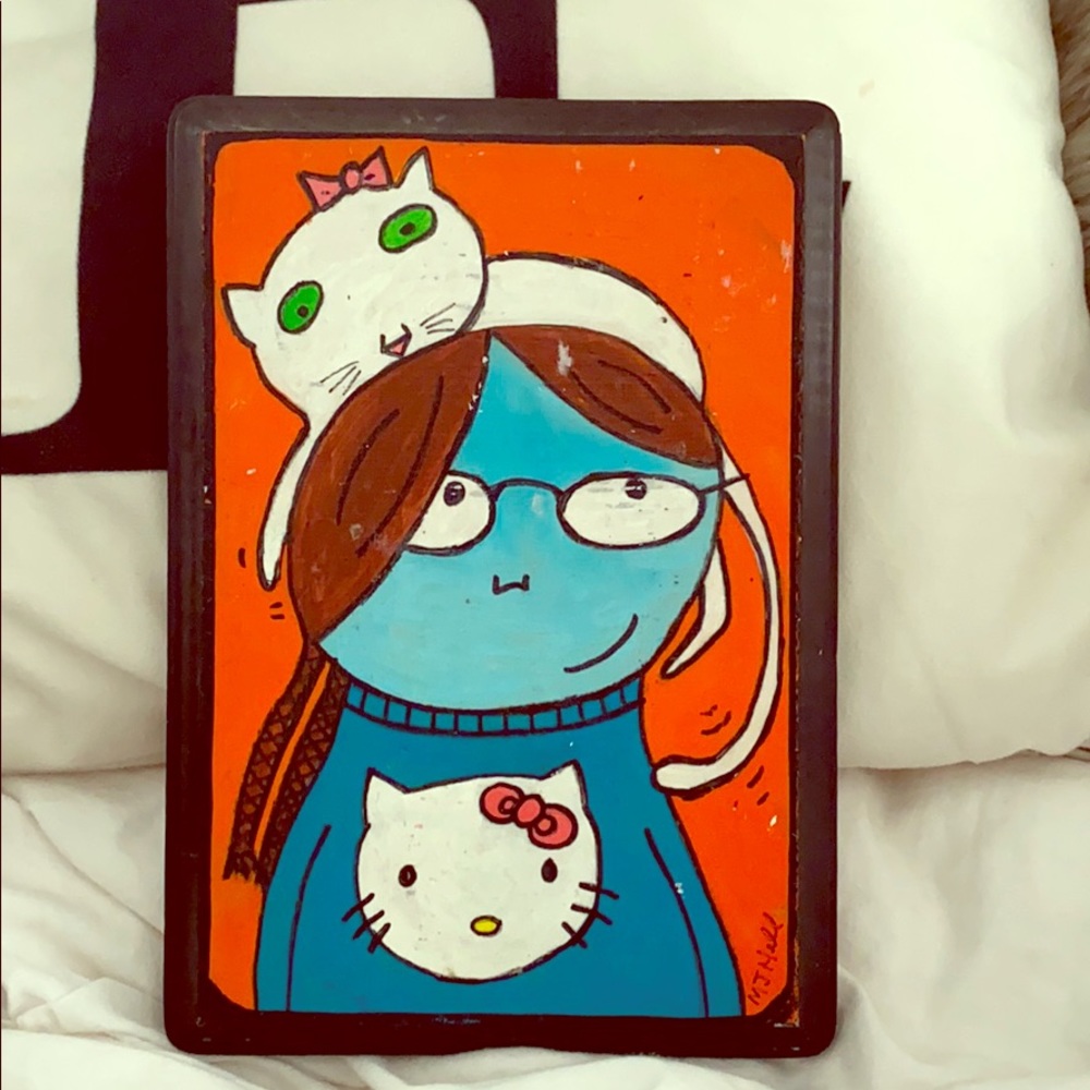 “CLOSET CLEAROUT ‼️HELLO KITTY” painting